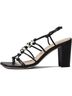 Stuart Weitzman Black Sandals Size 9 1/2 - photo 3