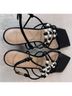 Stuart Weitzman Black Sandals Size 9 1/2 - photo 12