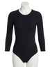 Commando Solid Black Butter Crew Bodysuit in Midnight Size L - photo 1