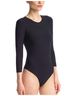 Commando Solid Black Butter Crew Bodysuit in Midnight Size L - photo 2