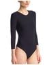 Commando Solid Black Butter Crew Bodysuit in Midnight Size XL - photo 2