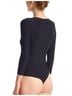 Commando Solid Black Butter Crew Bodysuit in Midnight Size XL - photo 3