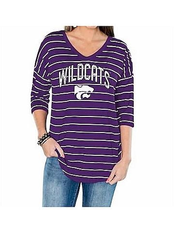 Gameday couture Kansas State University Fall In Line Tunic in Purple (view 2)
