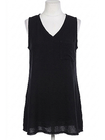 Jodifl V-Neck Sleeveless Top in Black (view 1)