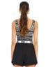 Allison Black Bianca Tank in Black/White Size L - photo 3