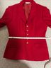 J.G. Hook 100% Wool Solid Red Blazer Size 10 - photo 13