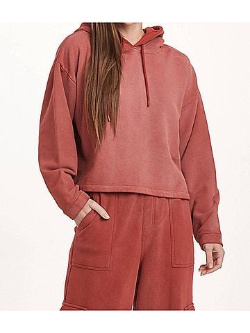 Dear John Paxton Hoodie in Intense Rust (view 2)