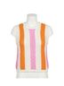 FRNCH Stripes White Clusia Top in Creme Size L - photo 1