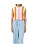 FRNCH Stripes White Clusia Top in Creme Size L - photo 2