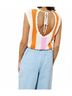 FRNCH Stripes White Clusia Top in Creme Size L - photo 3