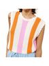 FRNCH Stripes White Clusia Top in Creme Size L - photo 4