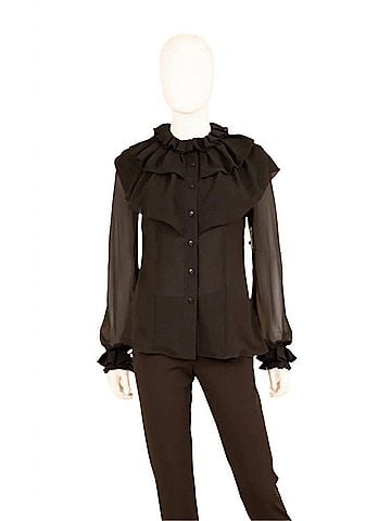 Samuel Dong Women's Blouse in Black (view 2)