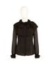 Samuel Dong Solid Black Women's Blouse in Black Size M - photo 1