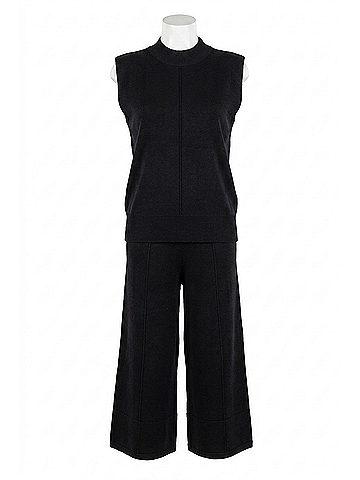 Skies Are Blue Just What You Need Mock Neck Top in Black (view 1)