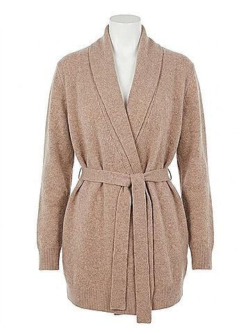 Lilla P Felted Cardi Coat Sweater in Rose Quartz (view 1)