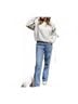 Le Lis Solid White Margot Sweater Top in White Size M - photo 4