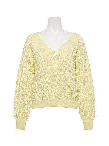 Lucy Paris Mara Sweater in Yellow (view 1)