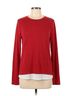 Olivaceous Solid Red Double Layer Crew Neck Sweater in Red Size L - photo 1