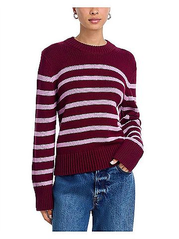 Rails Alise Sweater in Mulberry Stripe (view 2)