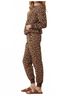 Mittoshop Animal Print Brown Leopard Pullover Sweater in Brown Size XL - photo 4