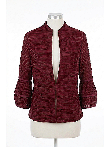 Joseph Ribkoff Cascade Two Piece Set in Merlot (view 1)