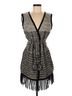 BCBGMAXAZRIA 100% Acrylic White Black Sweater Vest Size M - photo 1