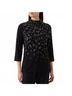 Joseph Ribkoff Black Leopard Knit Pullover in Black Pattern Size XS - photo 2