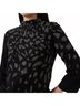 Joseph Ribkoff Black Leopard Knit Pullover in Black Pattern Size XS - photo 3
