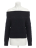 Allison Solid Black Alba Sweater in Black Size L - photo 1