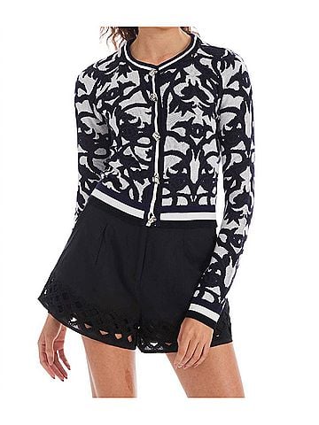 Allison Amaya Cardigan in Damask (view 2)