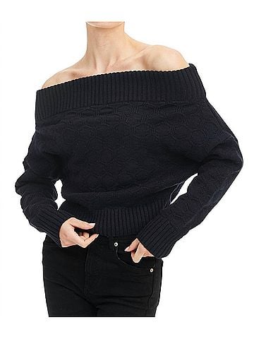 Allison Alba Sweater in Black (view 2)