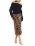 Allison Solid Black Alba Sweater in Black Size M - photo 6
