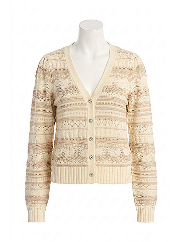Allison Zahara Cardgian in Ivory Multi (view 1)