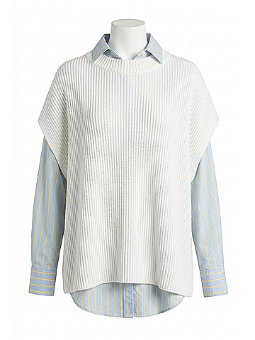 Frank & Eileen Women's Montecito Top in White (view 1)