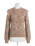 LoveShackFancy Brown Koru Pullover in Sand Size L - photo 1