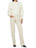 FARM Rio Solid White Braided Pullover Sweater in Off-White Size XL - photo 2