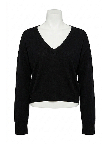 Olivaceous Loren Sweater in Black (view 1)
