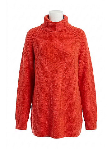 Jodifl Steady Pace Roll Neck Sweater in Red (view 1)