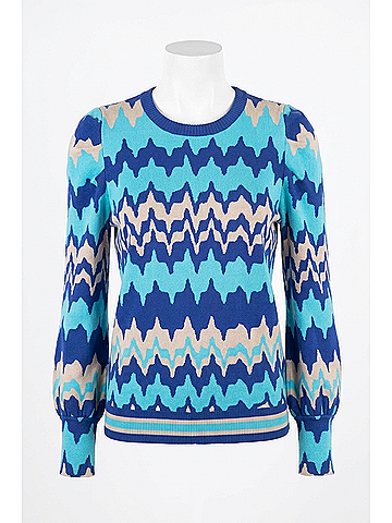 Emily McCarthy Julia Sweater in Ripple (view 1)