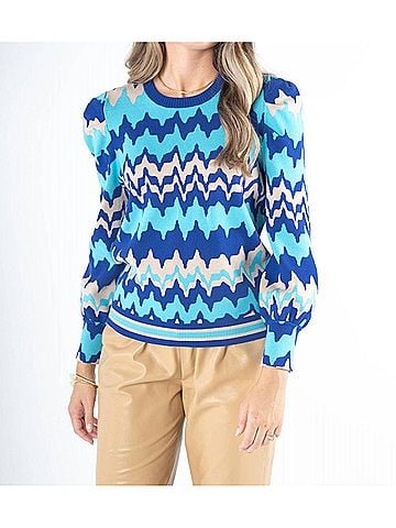 Emily McCarthy Julia Sweater in Ripple (view 2)