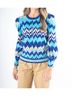 Emily McCarthy Blue Julia Sweater in Ripple Size XS - photo 2