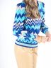 Emily McCarthy Blue Julia Sweater in Ripple Size XS - photo 5