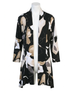 Frank Lyman Design Black Throw-Over Jacket in Black Multi Size 10 - photo 1
