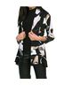 Frank Lyman Design Black Throw-Over Jacket in Black Multi Size 10 - photo 2