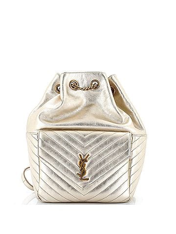 Saint Laurent Joe Backpack Matelasse Chevron Leather (view 1)