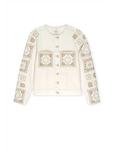 Rails Lido Jacket in Vintage Ecru Crochet (view 1)