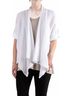 GiGi Moda Solid White Leggera Open Fornt Jacket in White One size - photo 2
