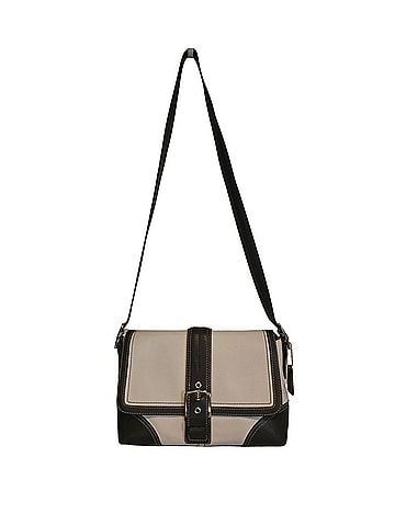 Coach Hampton Buckle Leather Crossbody Bag (view 1)