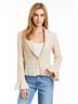 Drew Solid Brown Madilyn Jacket in Sand Size L - photo 2