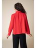 Habitat Solid Red Pucker Weave Statement Jacket in Red Size XS - photo 3